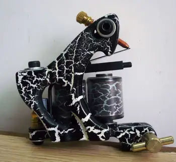 

10Pcs/lot Pro Casting Iron Tattoo Machine 10 Wraps coil stainless steel Tattoos Body Art Gun Coil Machine LPC-ITM-7015-4D