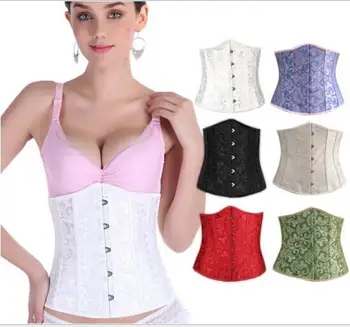 

Bone Corselet Corset Underbust Size Plus XXL Gothic Waist Trainer Corsets and Bustiers Sexy Corset Bandage Reducing Corset
