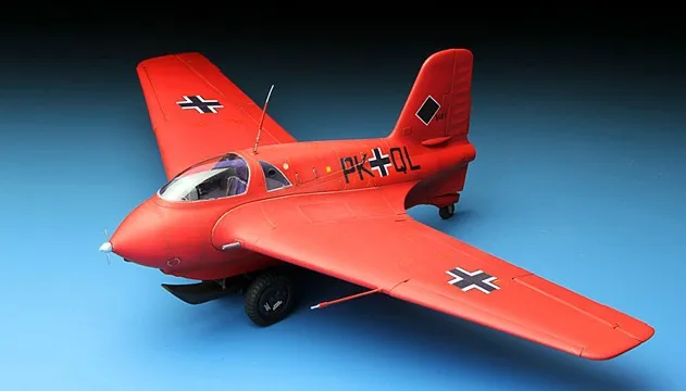 1 32 Scale Qs 001 Messerschmitt Me 163b Komet Rocket Powered Interceptor Meng Assembled Model 1 32me163b Comet Rocket Aliexpress