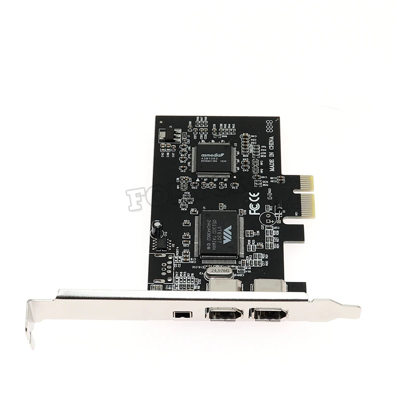 NEW PCIe with 6Pins PCI E FIREWIRE 400 IEEE 1394 CARD VIA CHIPSET WORK
