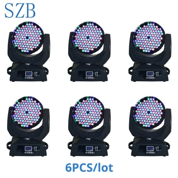 

6 PCS SZB 108X3W RGBW LED Wash Moving Head Light LED Stage Lighting Moving Head /SZB-MH10803