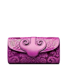 11.11 Super Deal Women Embossed Floral Clutches Single Shoulder Strap Female Bags