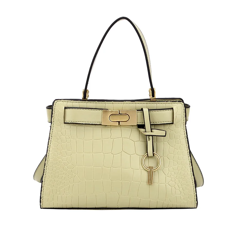 

Luxury Brand Handbag 2019 Fashion New Quality PU Leather Women's Designer Handbag Crocodile pattern Lock Shoulder Messenger bags
