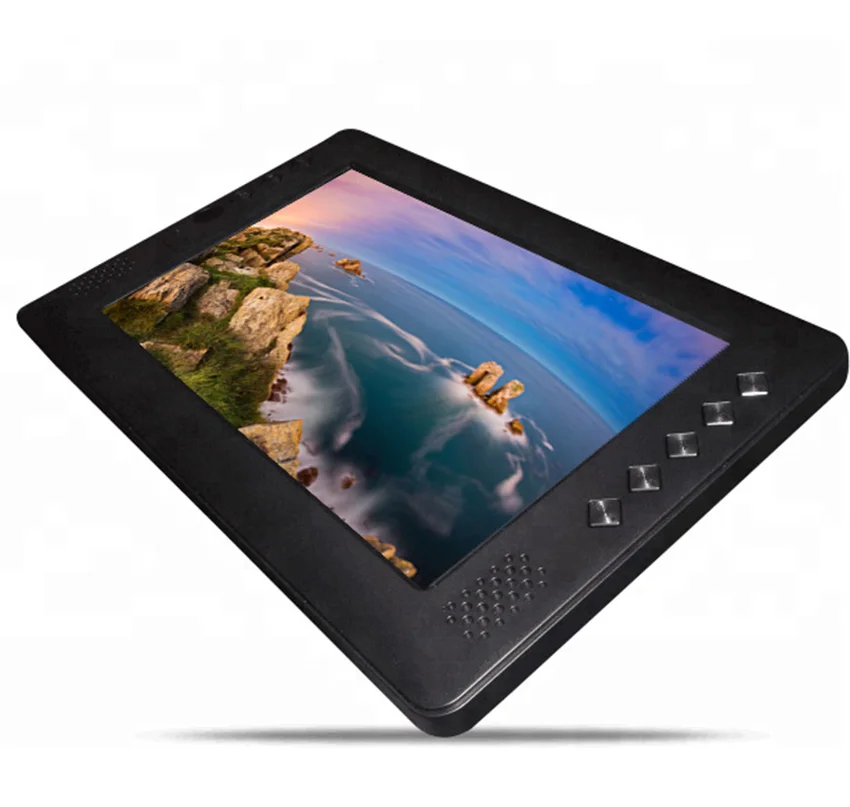 live broadcast no wait! 9 inch portable tv dvbt/dvb t2 H.265 USB HDMI connector multi language