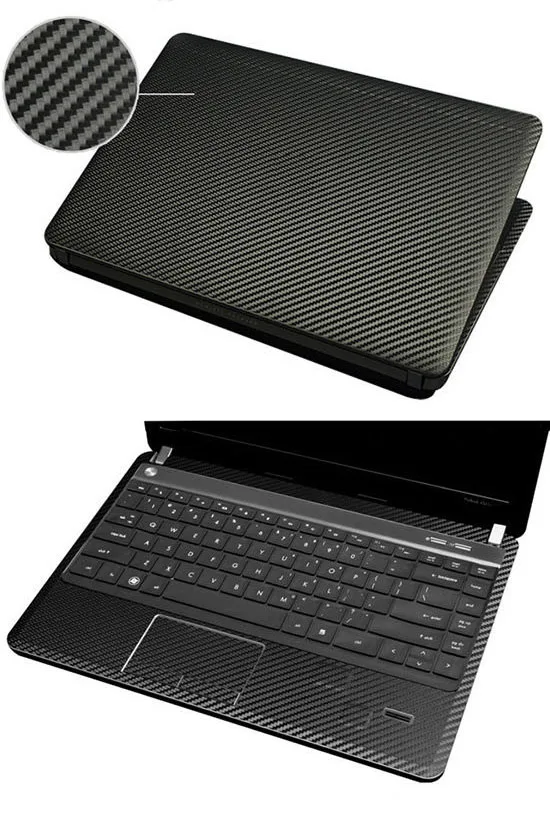 Наклейка для ноутбука из углеродного волокна, наклейка для кожи, защитная крышка для Dell Inspiron 7472 i7472 14"