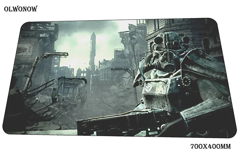 Fallout коврик для мыши xl компьютерный коврик 70x40 см игровой коврик большой гаджет padmouse клавиатура игры ПК геймер стол
