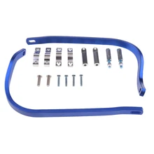 2 шт. кисти бар Алюминий перекладина для щит для мотоцикла Руль 30x20 см синий