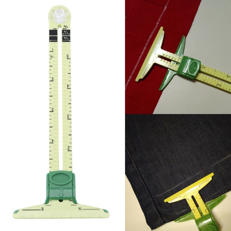 

5-IN-1 SLIDING GAUGE WITH NANCY ZIEMAN Measuring Sewing Tool(two size available)