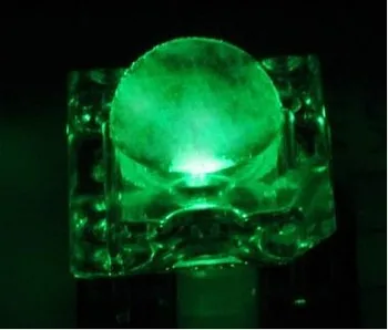 

1000 pcs/lot LED 5MM Piranha Green Super Flux Leds 4 pin Round Dome Wide Angle Super Bright Light Lamp For Car Light HOT SALE