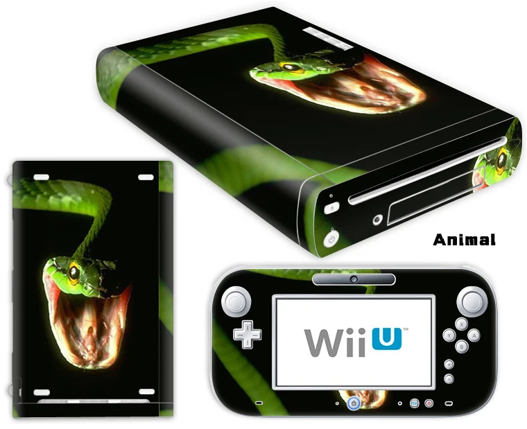 

New Animal Skin Style Leopard Snake Style Color Controller Tags for Wii U Games Play with Controllers Tags Scratch Waterproof