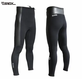 

SLINX 2mm Neoprene Diving Pants For Men Winter Swimming Running Sailing Surfing Wetsuit Material Keep Warm Black Swim Beach Pan