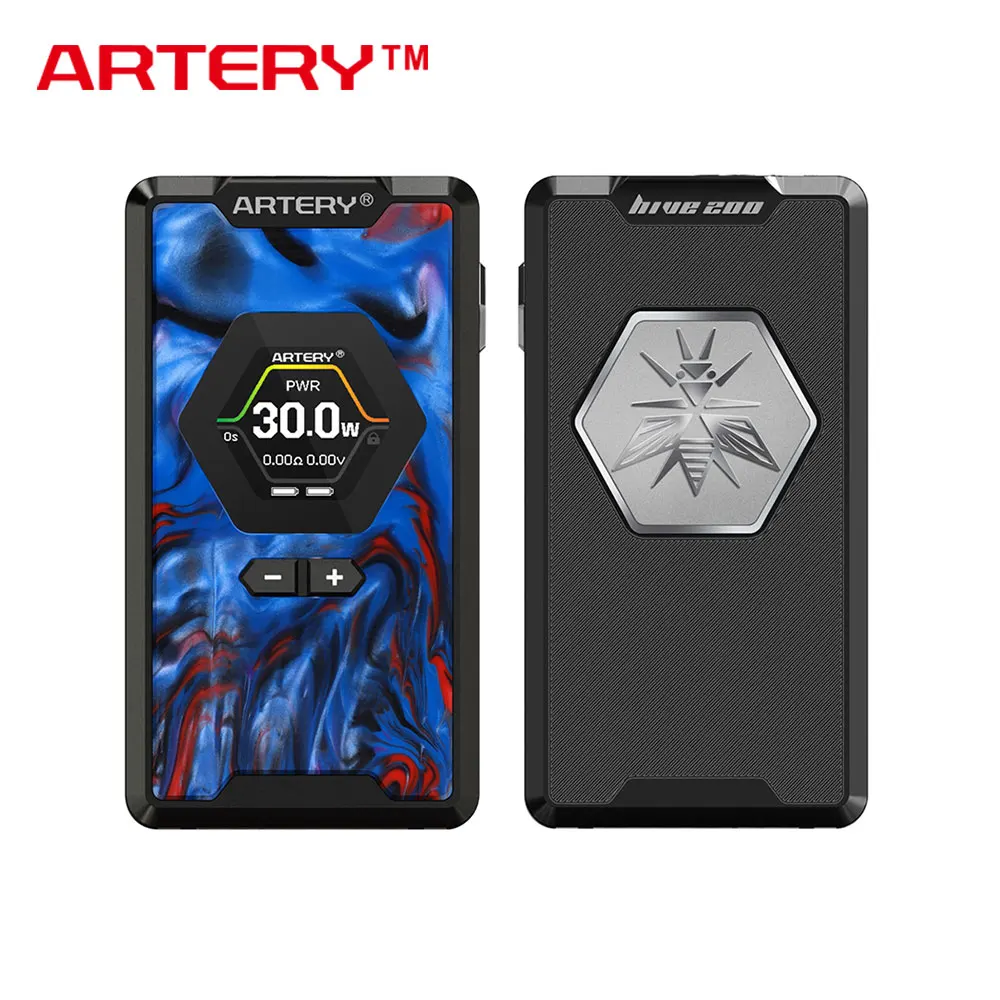 

200W Artery Hive TC Box MOD with The Most Advanced AERO Chip & 0.01s Instant Fire Speed No 18650 Battery E-cigarettes Vape Mod