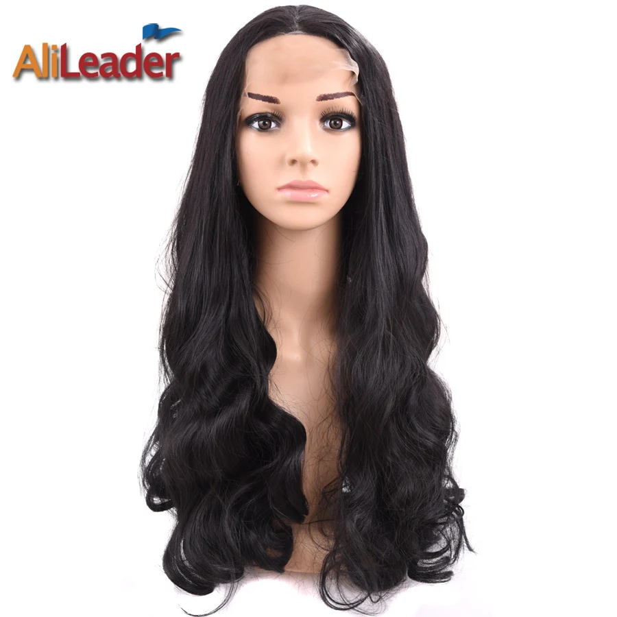 Alileader Wigs For Black Women Swiss Lace Front Wig Body Wave