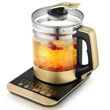Электрический чайник, горшок для здоровья, полностью автоматический, добавить толстое стекло, многофункциональная вареная чайная машина, Электрический чайник, цветочный чайник