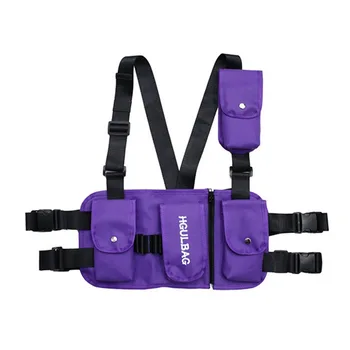 

Hot Adult Chest Rig Waist Bag Streetwear Functional Tactical Hip Hop Shoulder Bag Multipurpose Sport Backpack Crossbody Bags
