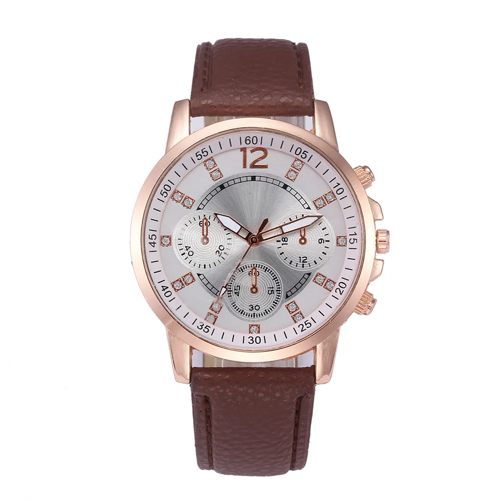 

Relogio Men Watch Fashion Color Strap Digital Dial PU Leather Band Quartz Analog Simple Mens Clock Wrist Watches relojes hombre