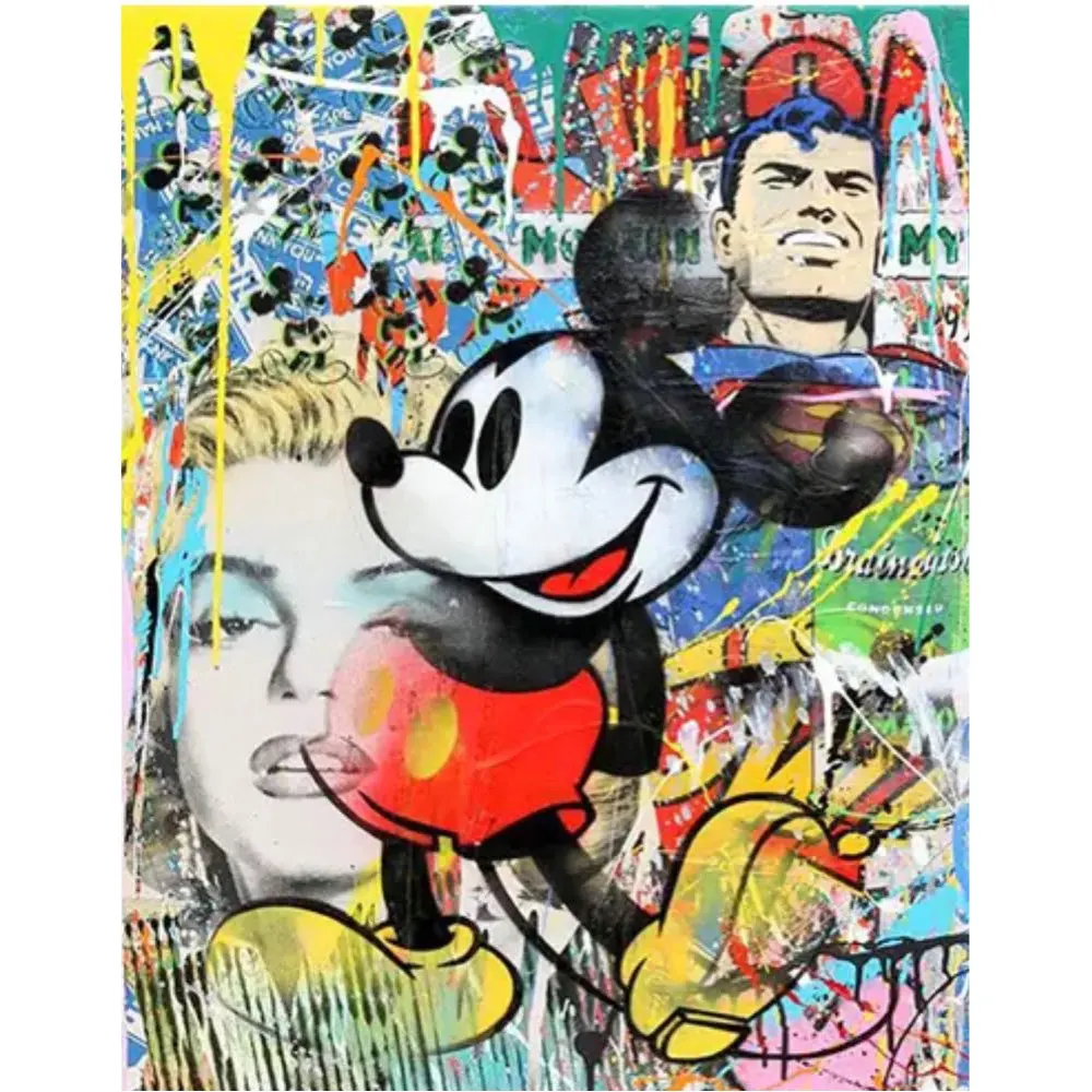 

5d Diy Diamond Painting Cartoon Mickey mouse picture Full Square Diamond Embroidery Cross Stitch kits Rhinestone Mosaic pattern