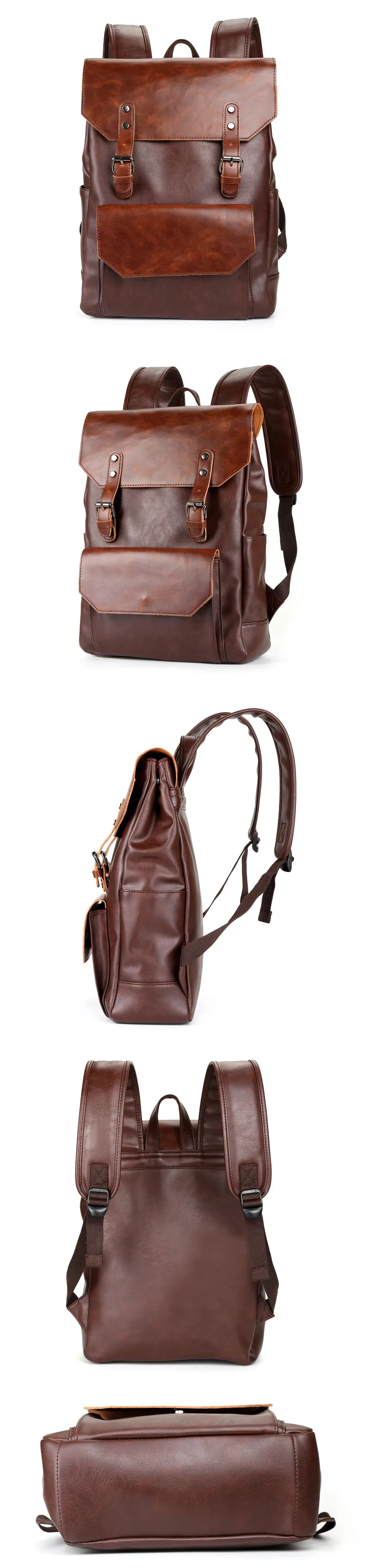 Дизайн, мужской рюкзак, женский, Повседневный, из искусственной кожи, рюкзаки, мужской рюкзак, 15 дюймов, сумка для ноутбука, школьные сумки для студентов DSLQ9003