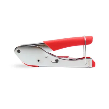 

1pc Multitool Wire Stripping Squeezing Pliers Coaxial Cable Cold Press Clamp RG6 Cable TV Crimping Tool Set With F Heads