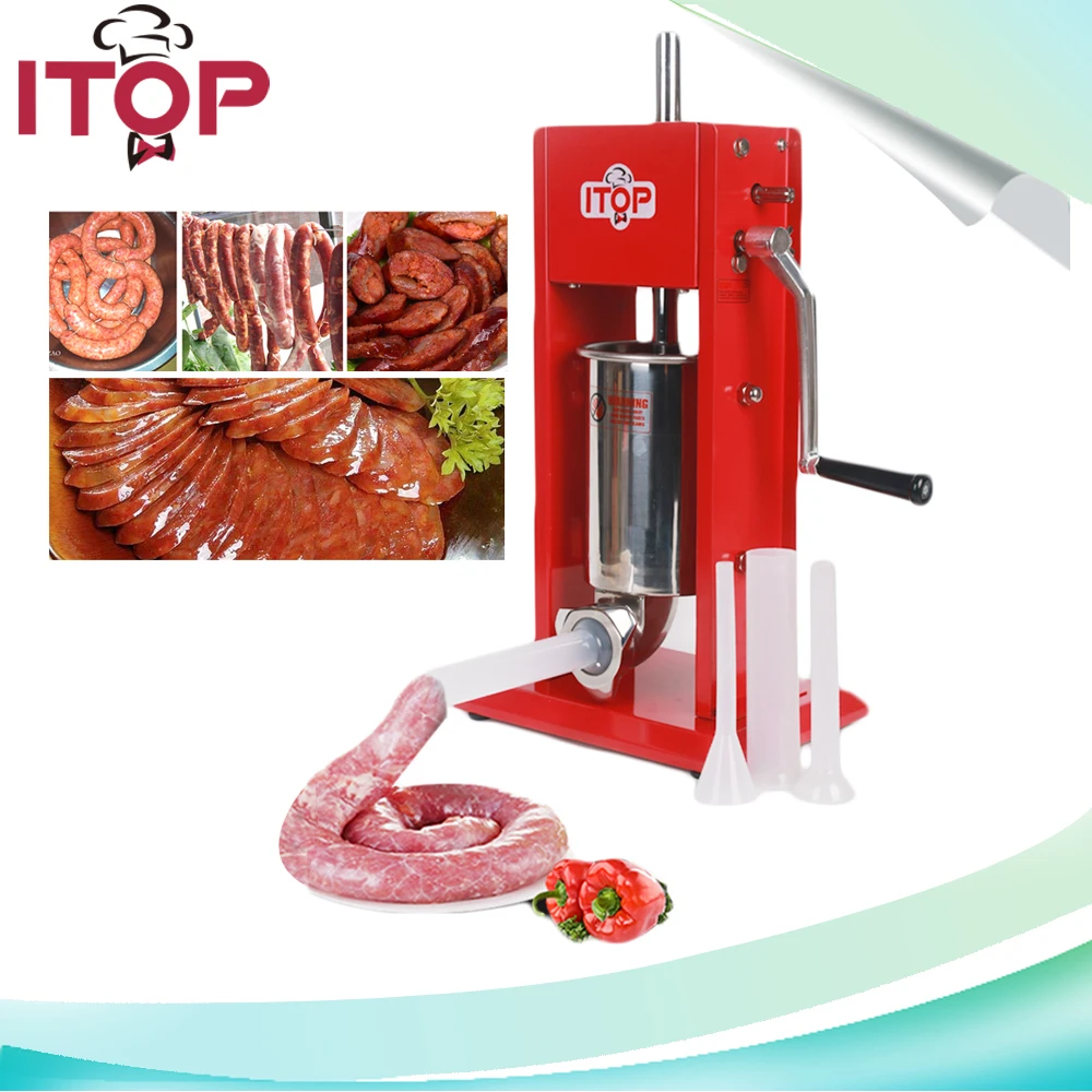 ITOP ST 3 home use sausage maker 3L,manual sausage filler machine