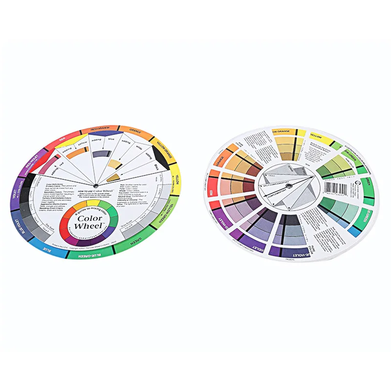 Nail Color Wheel Guide Tattoo Pigment Color Wheel Permanent Makeup Accessories Color Wheel Micro Pigment Color Mixing Guide 4