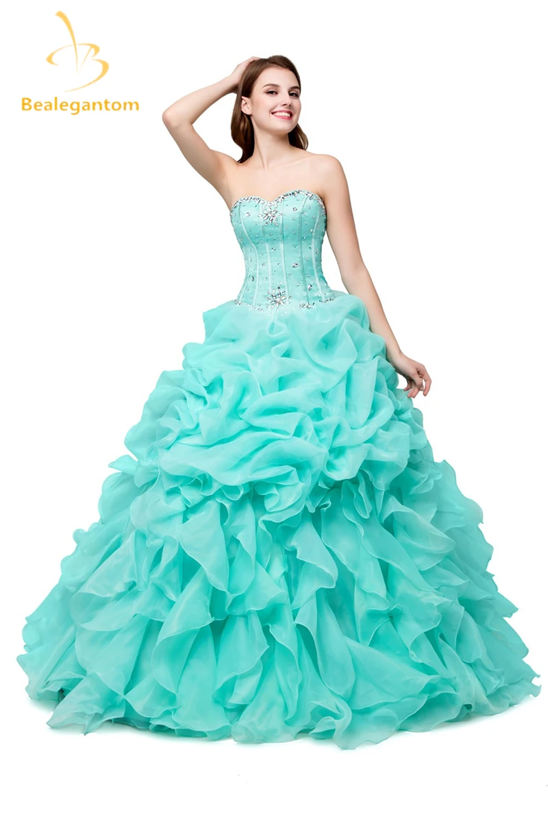 Bealegantom New Sweetheart Mint Green Quinceanera Dresses 2018 Ball
