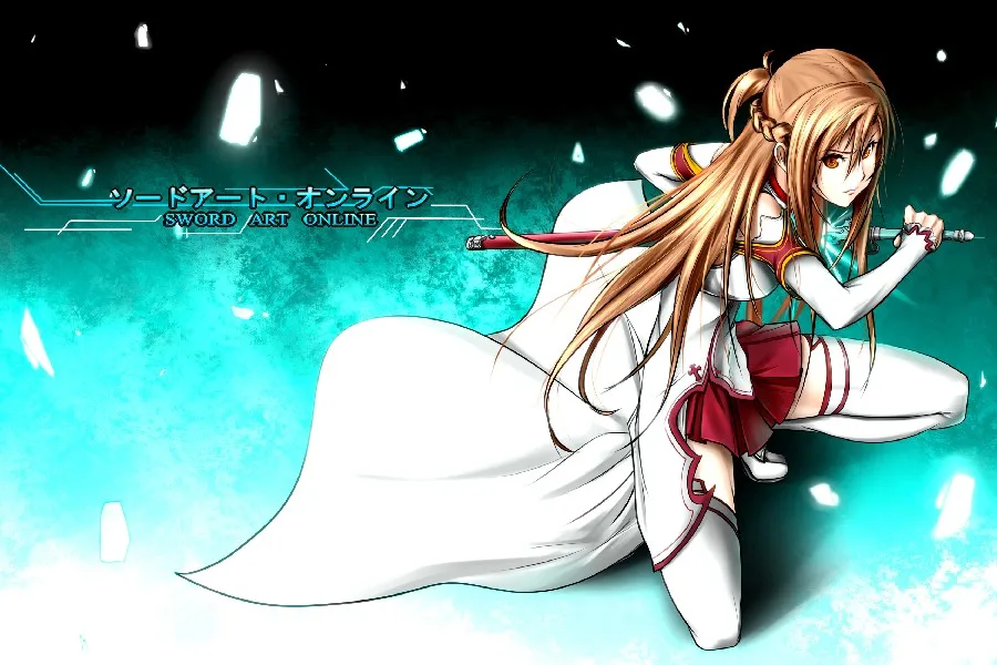 DIY frame Sword Art Online Japan Hot Comics Anime Poster Asuna Fabric Silk Poster Print Great Pictures On the Wall For Decor