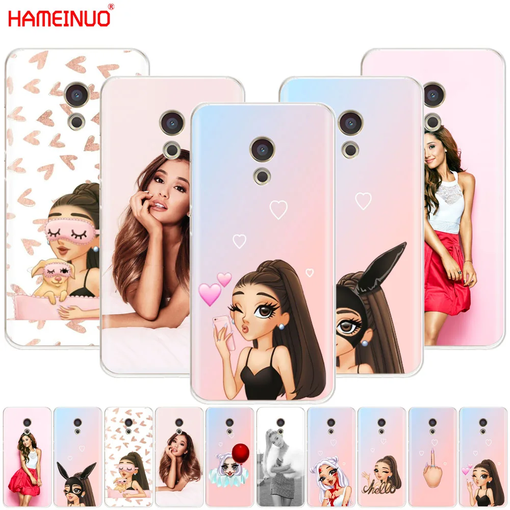 

HAMEINUO beautiful Ariana Grande Cover phone Case for Meizu M6 M5 M5S M2 M3 M3S MX4 MX5 MX6 PRO 6 5 U10 U20 note plus