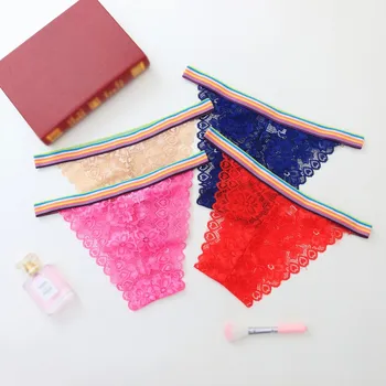 

Sexy Women's Briefs Women Bowknot Underwear Lace Open Panties For Ladies H6