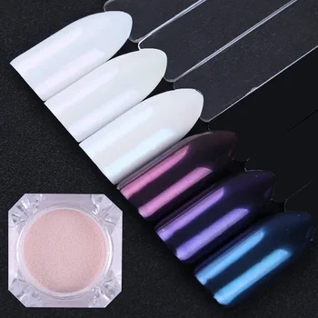 

1g 1.5g 2g Shining Nail Glitter Powder Pearlescent 8 Colors Shimmer Shinning Art Dust Pigment Decoration