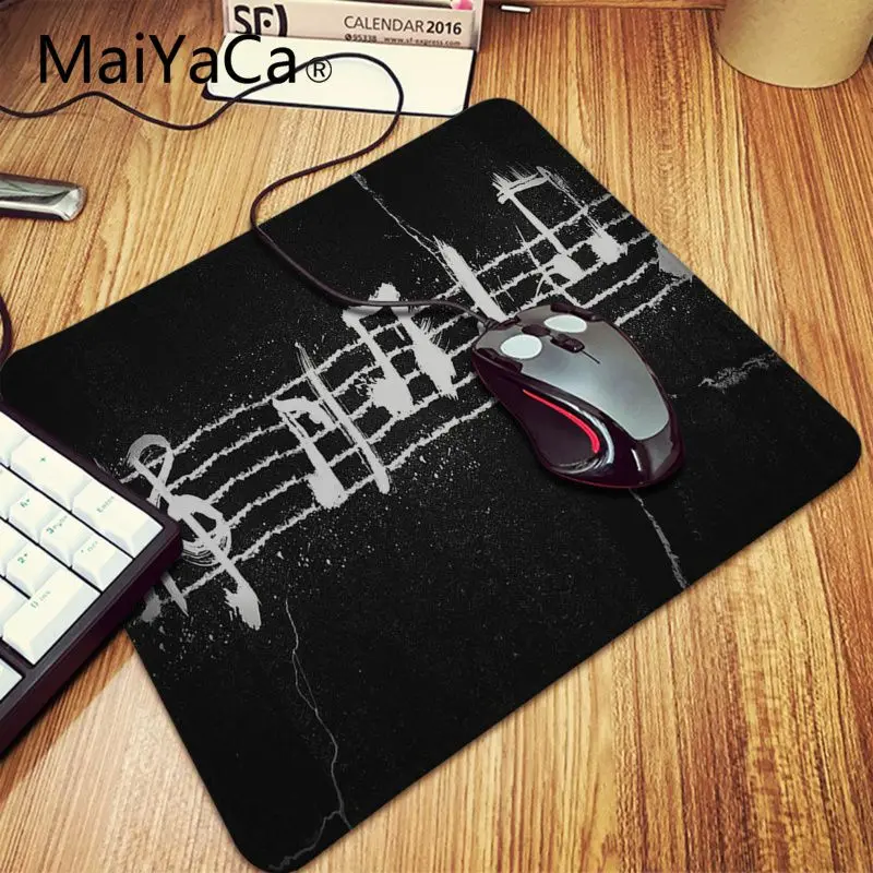 Lock Edge 20x25cm Коврик для мыши Maiyaca с музыкальными нотами, игровой коврик для геймера, большой коврик для мыши, игровой коврик для мыши, компьютерный коврик для геймера - Цвет: Lock Edge 20x25cm
