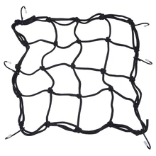 Motocicleta Embalagem Transportadora Web Bungee Cargo Hold Baixo Net 30×30 cm Preto