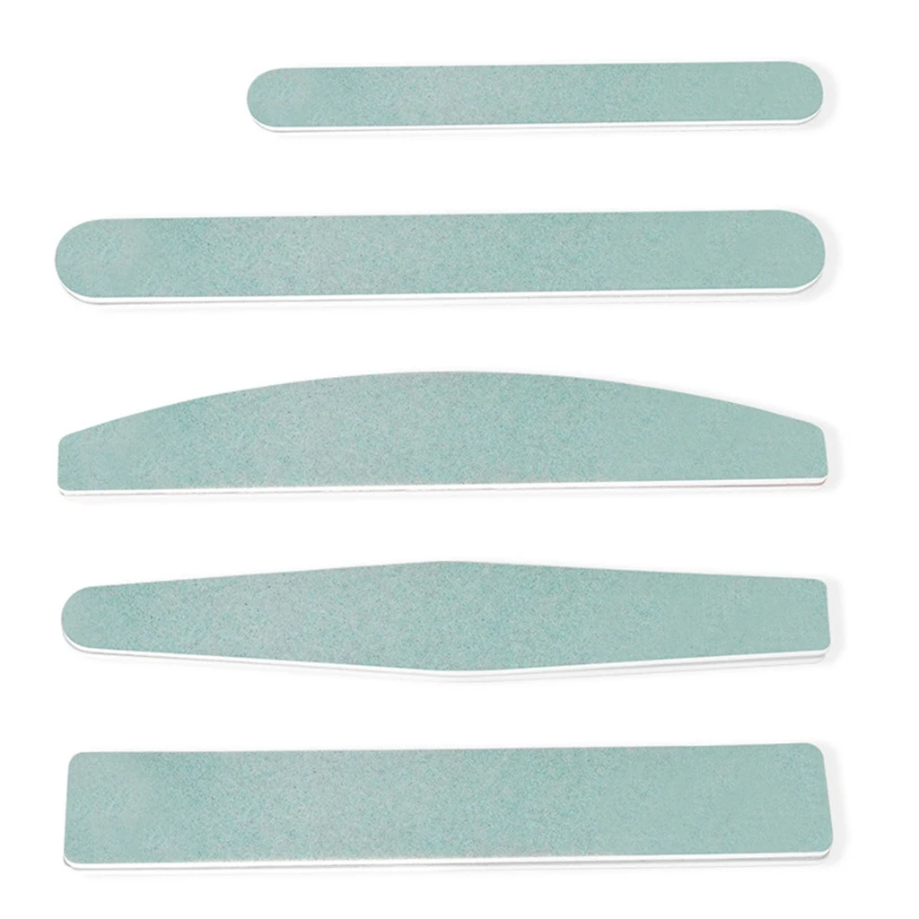 10Pcs Salon Quality Nail Files Set - For Smooth & Shiny Nails - For Professional Manicure Pedicure Use or Home Nail Art DIY