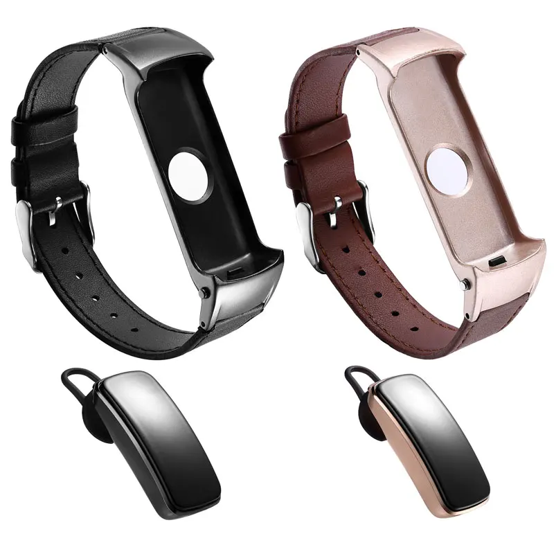 

Smart bracelet talk band bluetooth headphone fitness tracker blood pressure heart rate step counter wristband wrist watches men