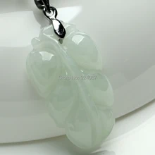 Подлинная натуральная Бирма нефритовые листья дома нефритовый кулон успех быть рожден в фиолетовом Нефритовом жадеитовая подвеска