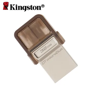 Kingston OTG usb 2.0 flash drive pendrive Smartphone Micro Memory pen drive 16gb 32gb 64gb USB Portable Storage Stick microDuo
Kingston OTG usb 2.0 flash drive pendrive Smartphone Micro Memory pen drive 16gb 32gb 64gb USB Portable Storage Stick microDuo