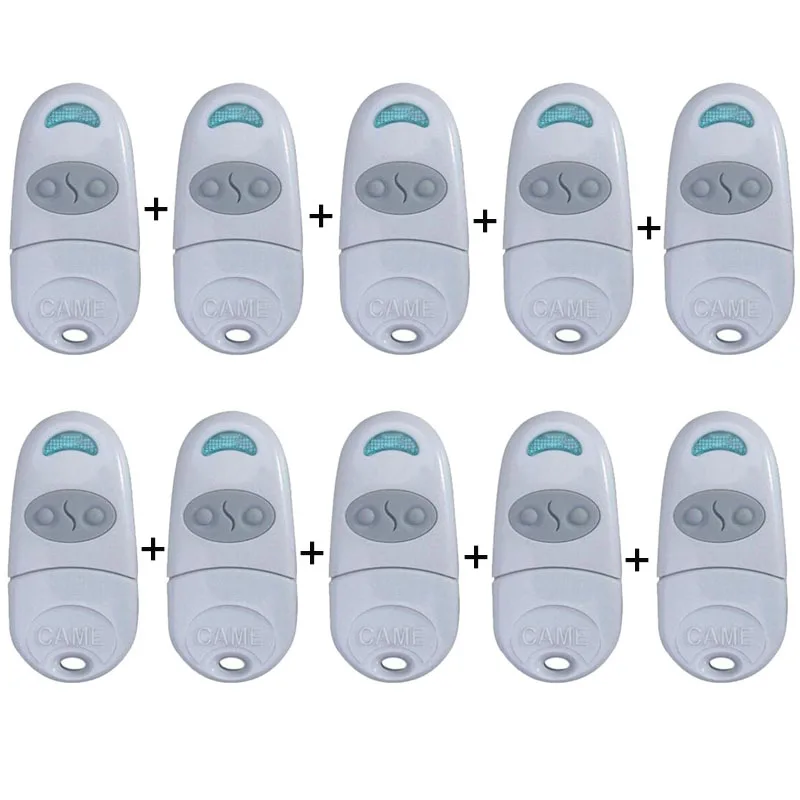 

10pcs Garage Door Remote FOR CAME TOP432NA Cloning Remote Control Duplicator 433,92MHz