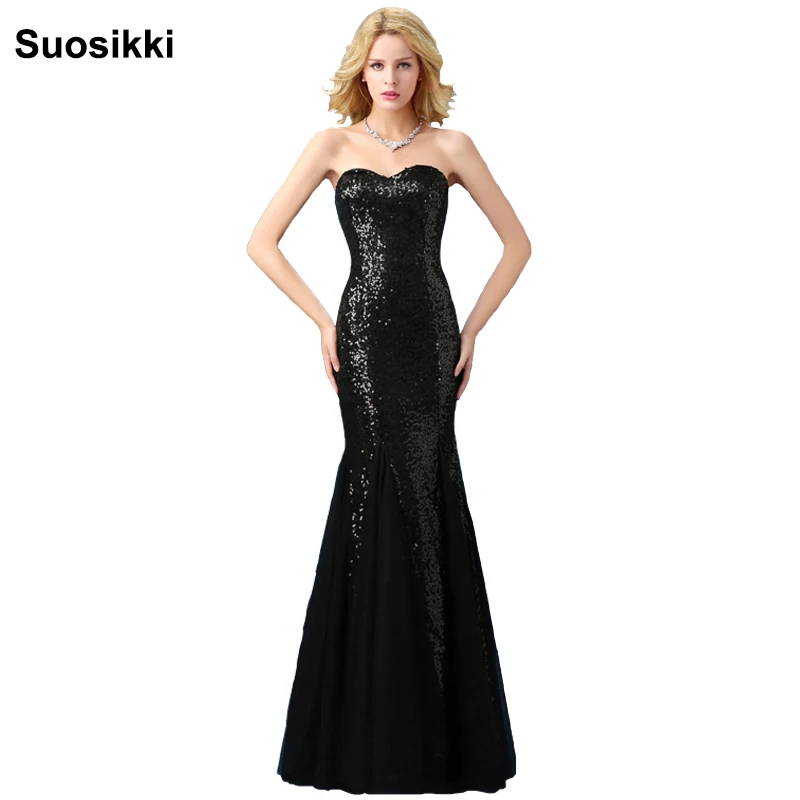 Sequins Sweet Heart Mermaid Party Dresses