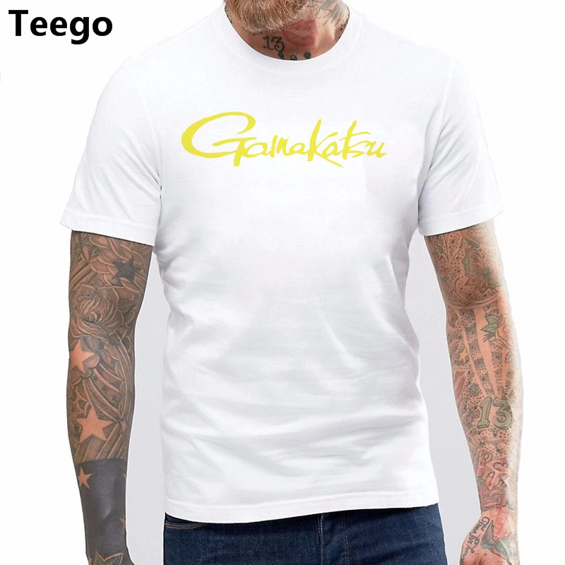 Gamakatsu Logo T-Shirt Cotton Fishing Hook Company Screen Short Sleeve Tee Shirt