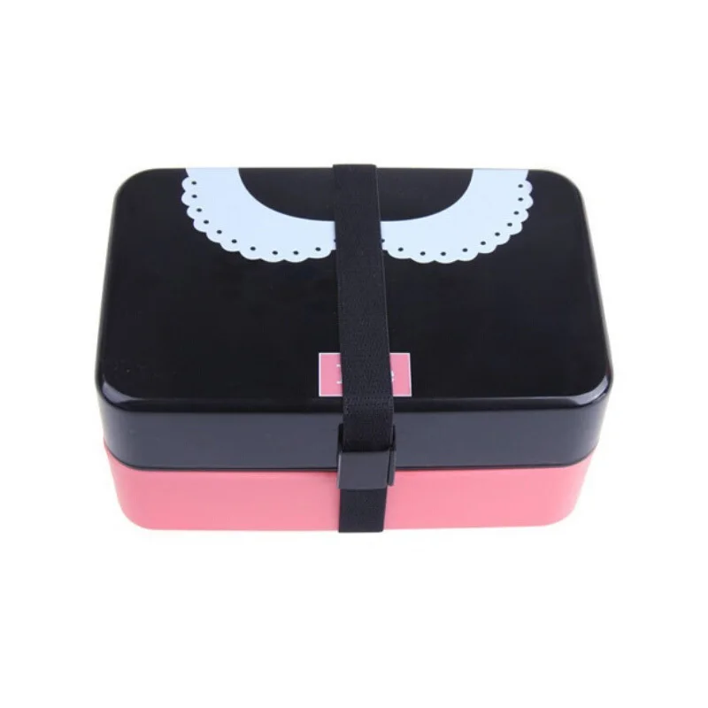 New lovely hand portable vacuum insulated double lunch pail box bento /Please Microwave Lunch cute pink | Дом и сад