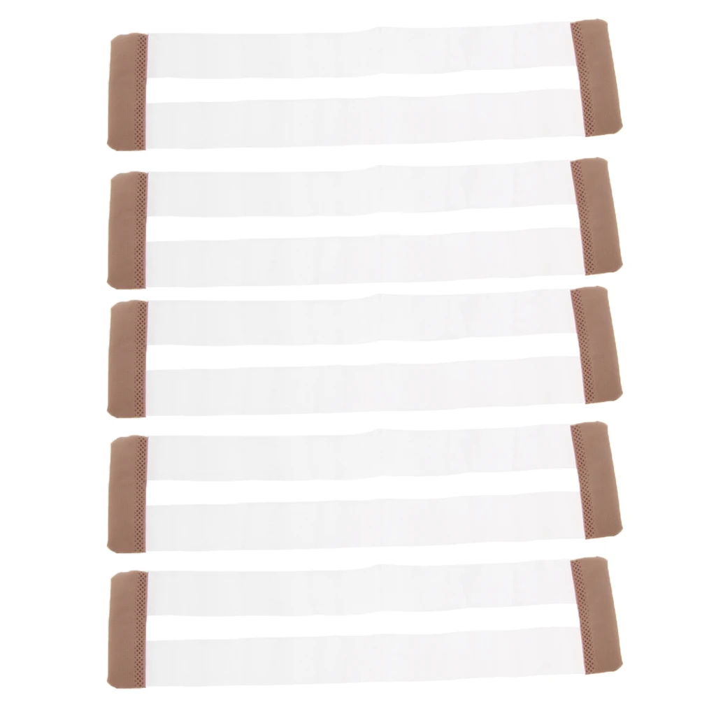 5pcs Women Clear Invisible Bra Extender 3 Hook Bra Extension Flexible Underwear Straps Replacement
