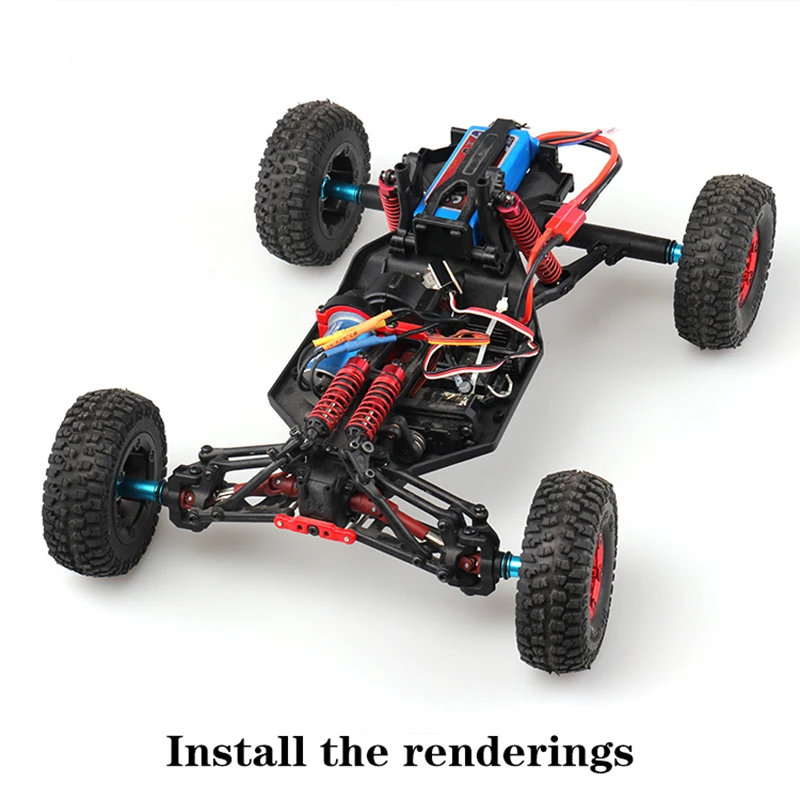 Удлинительное колесо WLtoys 1228 abc 12423 RCAWD 4 шт. 12 мм диаметр шестигранной ступицы feiyue