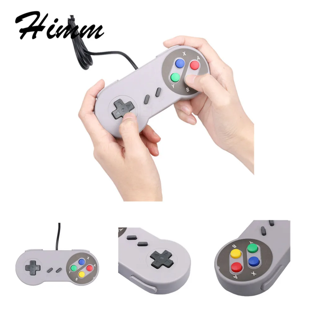 Горячая 2 шт./лот супер игровой контроллер SNES USB классический геймпад для ПК MAC игр