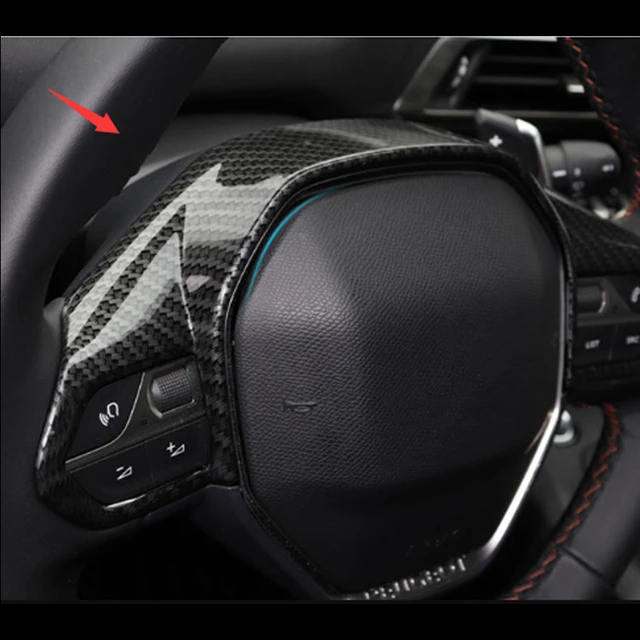 Для PEUGEOT 3008 GT 5008 2017 2018 2019 2020 ABS углеродное волокно Автомобильное рулевое колесо