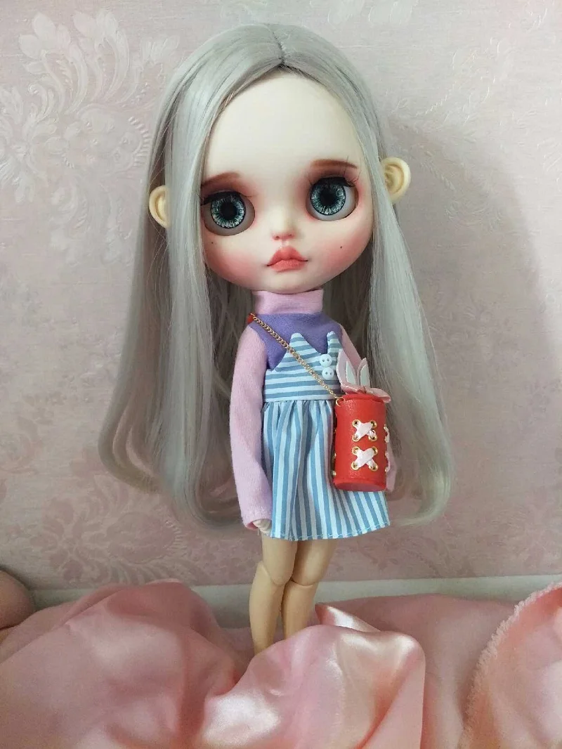 1 шт. милые куклы исходящие пакеты красная цепочка с кроликом для blyth kurhn 1/6 bjd OB11