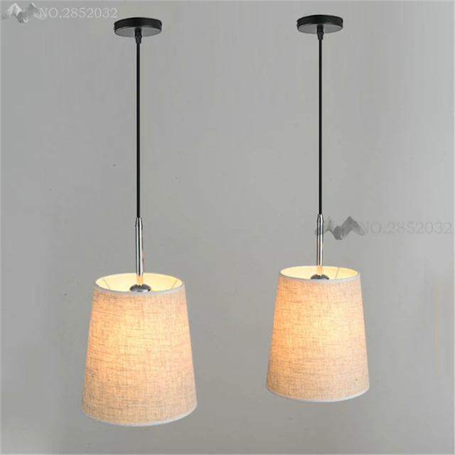 Jw tessuto paese lampade a sospensione design paralume sala da ... Lampade cucina design