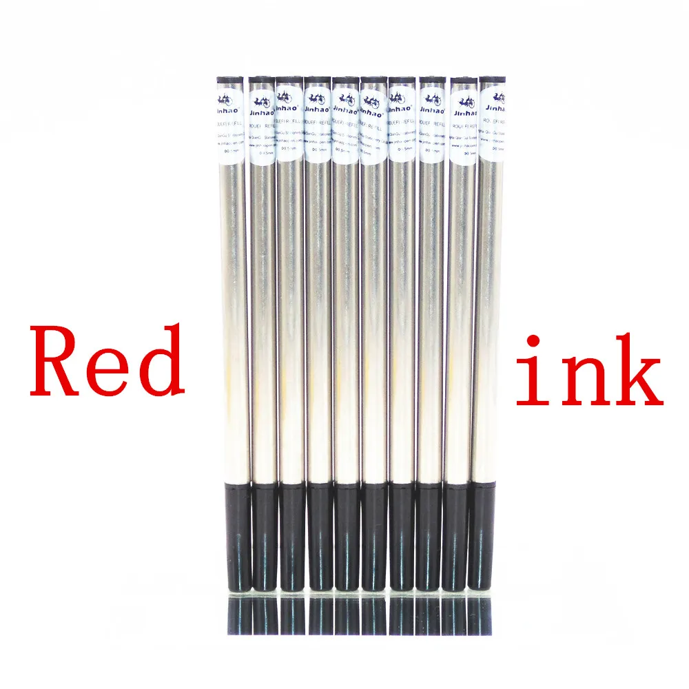 

10PCS Red Ink office Medium Nib Rollerball Pen New