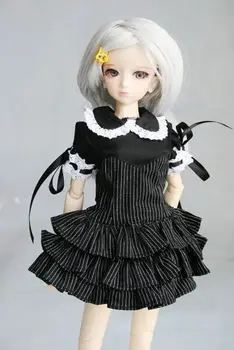 

[wamami] 244# Black Stripe Dress/Shirt/Suit 1/4 MSD DZ DOD BJD Dollfie