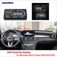 Liandlee Автомобильный дисплей HUD для Mercedes Benz W203 W204 W205- HD проектор экран превышение скорости оповещения сигнализации детектор