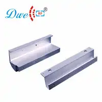 280kg electromagnet lock holder 90 Degree GZ Type anodized aluminum bracket for fully no frame glass door